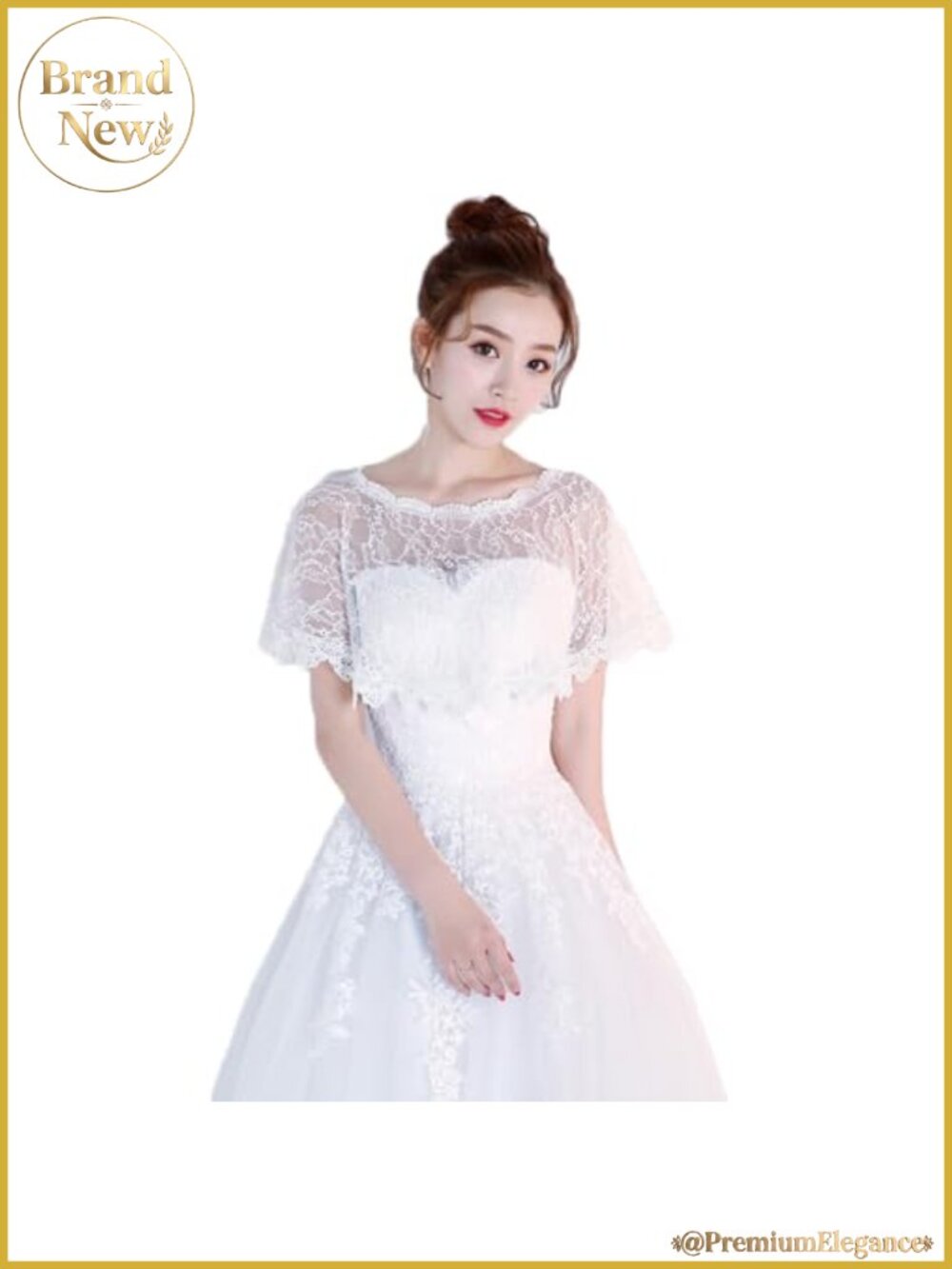 Bridal Shawl Bolero Lace Cape Shrug Evening Cover Up for Women